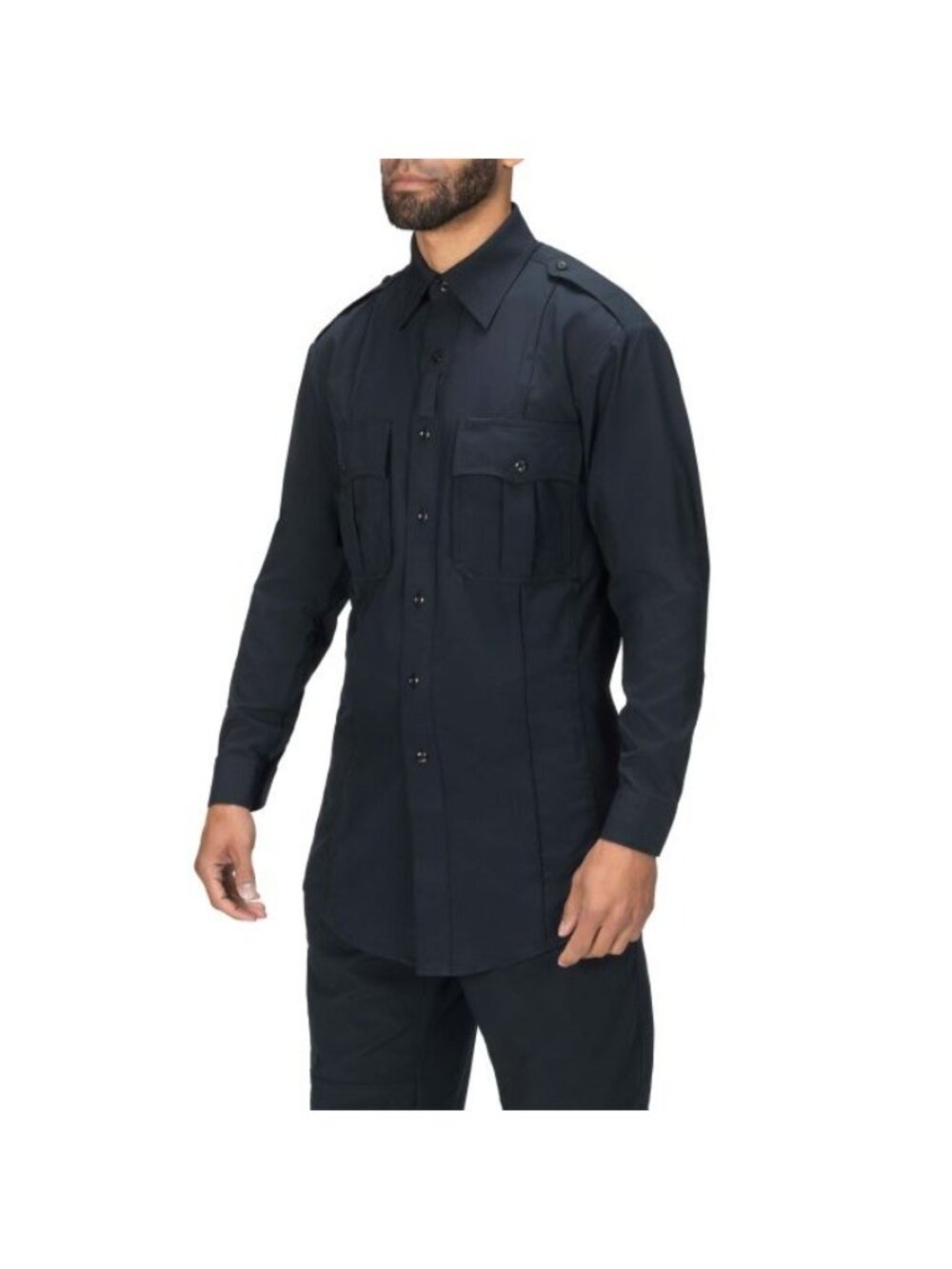NWT Blauer FLEXRS LS Supershirt Mens 20.5/37 Dark Navy 8671 - Picture 3 of 10